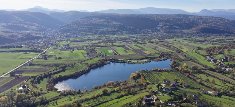 Jezero Zanesovići i područje Koprivnice